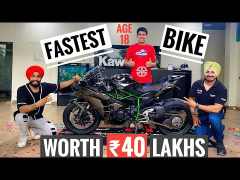 WORLD'S Youngest KAWASAKI H2 Owner 😍|| FASTEST LEGAL BIKE ON EARTH 😎