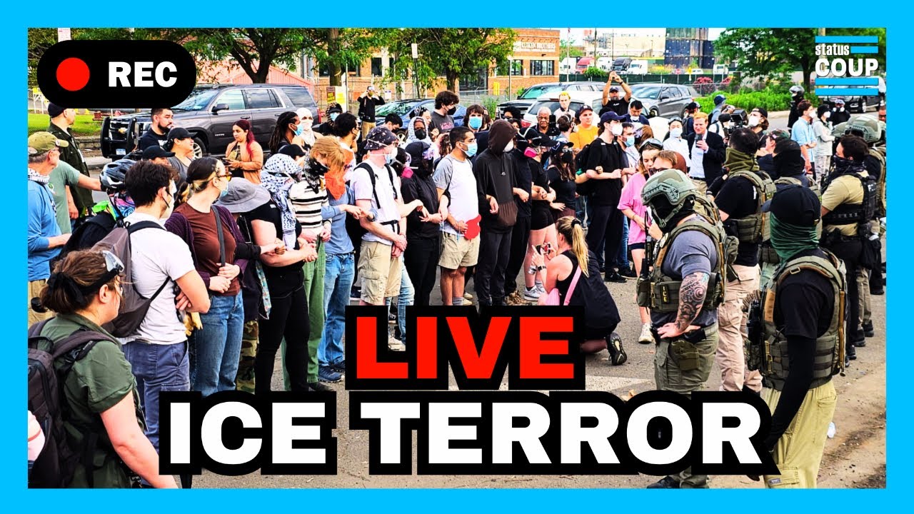 BREAKING: ICE ATTACKS Protesters at Delaney Hall ICE Prison