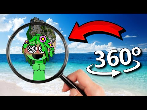 Find Vineria Horror - Incredibox Sprunki | Finding Challenge 360º VR Video - Weirdo3D 360 animation