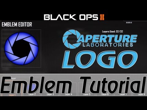 Black Ops 2 Emblem: BEST Aperture Laboratories Logo...