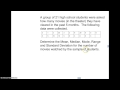 Understanding Data Distributions and Measures