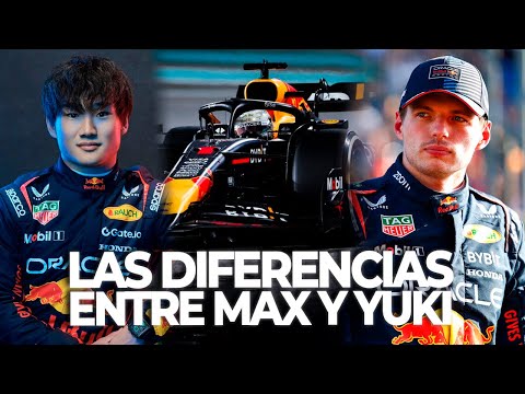 Las DIFERENCIAS entre TSUNODA y VERSTAPPEN con el RED BULL