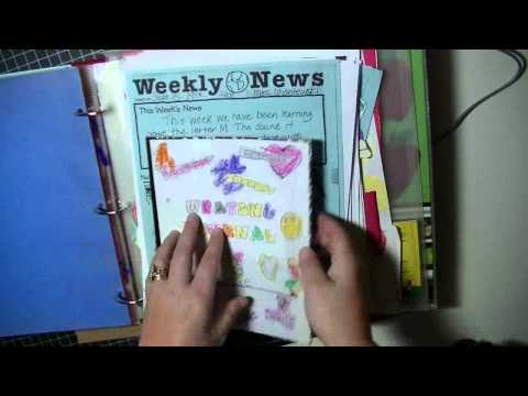 School Scrapbook Album Flip