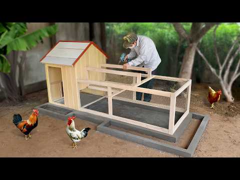 Harvest fresh eggs & veggies with DIY 2in1 chicken coop at home