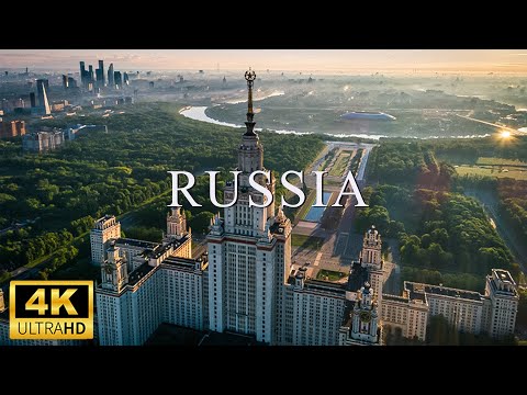 3 hours 4K Travel around Russia stunning aerial Views with Relaxing Piano &amp; Guitar Music