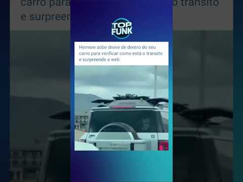 Subiu o drone de dentro do carro 🚗 #viral #shorts