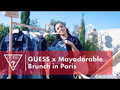 GUESS x @Mayadorable Brunch in Paris | #GUESEco