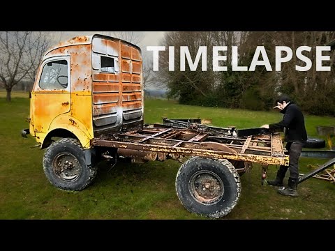 RESTAURATION RENAULT 4X4 de 1960 : De la Rouille à la Splendeur en 28 minutes