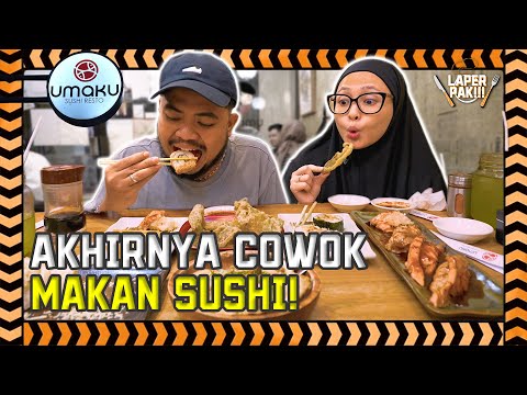 LAPER PAK ~ NYOBAIN SUSHI VIRAL UMAKU SUSHI❗️ ANTRIANYA BERJAM-JAM DAN CUMA BISA 1X PESAN❗️❗️