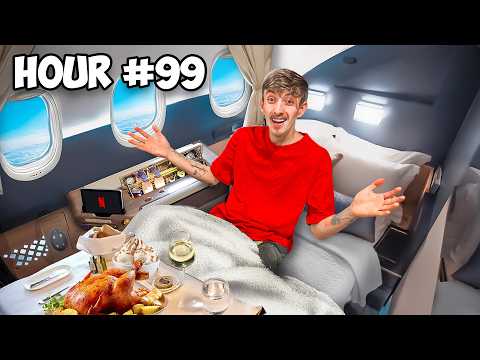 SURVIVING 100 HOURS OF TRAVELING AROUND THE WORLD!!