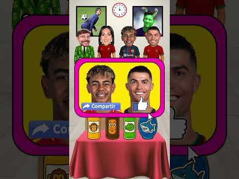 Quem vai tomar a bebida do Chimpanzini Bananini ? Yamal ou Ronaldo 🐐😎🔥