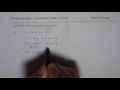 Simplifying Polynomials and Expressions