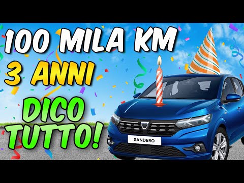 DACIA SANDERO 3 ANNI E 100 MILA KM - PROBLEMI, PREGI, DIFETTI E CONSUMI VERI NEL TEMPO!