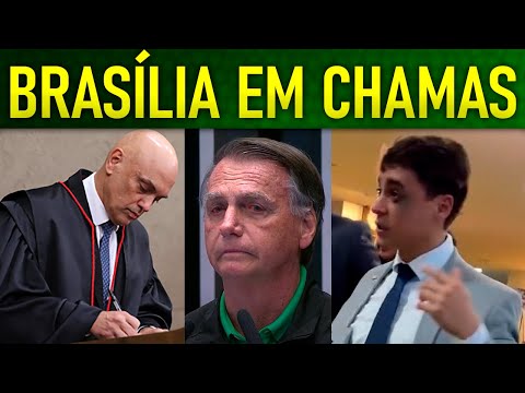 PEDIDA PRlSÃO DE BOLSONARO E ALEXANDRE TOMA DECISÃO B0MBA!! NIKOLAS DELATA BOLSONARO E SAI SANGRANDO