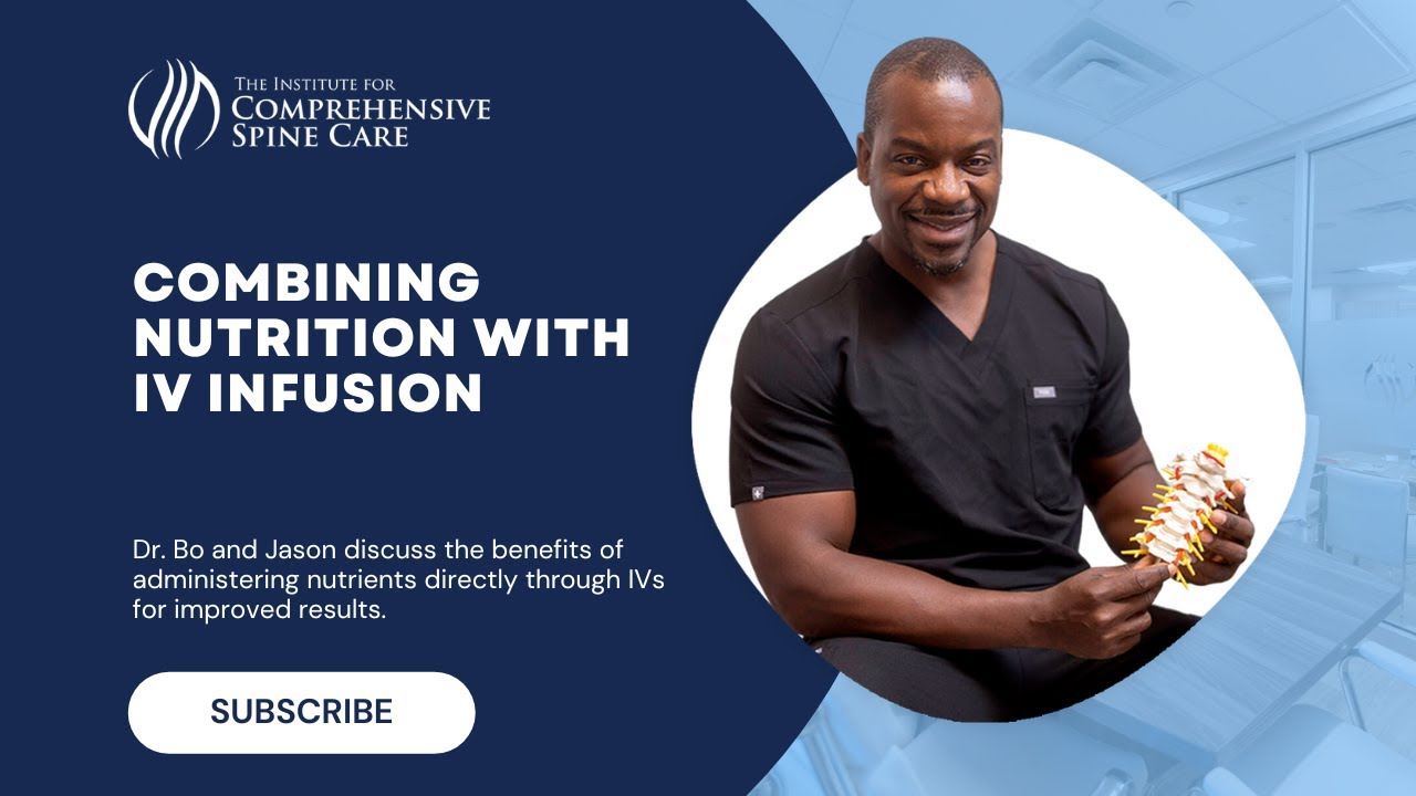 Healthcare professional discussing IV nutrition benefits.