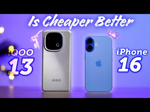 iQOO 13 vs iPhone 16 Full Comparison - Camera, BGMI, Battery Drain & More...