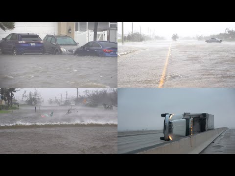 Storm Surge Overtakes Parts Of Cape Coral, FL - 9/28/2022