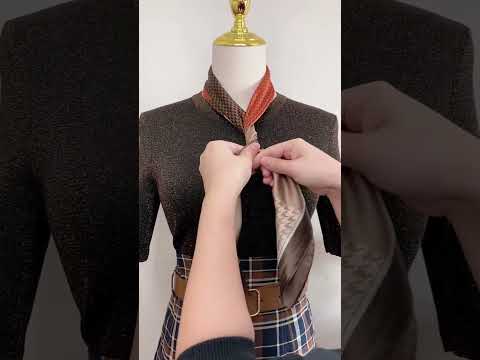 How to Tie a Silk Scarf | Step-by-Step Styling Tutorial