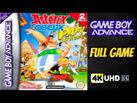 Asterix & Obelix: Paf! Par Toutatis! | GBA | 4K60ᶠᵖˢ UHD🔴 | Gameplay Walkthrough Longplay Full Movie