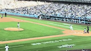 2026 Opening Day, Shohei Ohtani records first hit of the season #dodgers #openingday #shoheiohtani 