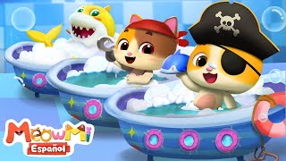 Es Hora del Baño🛀 | Canción Infantil | Canción del Baño | MeowMi Family Show Español