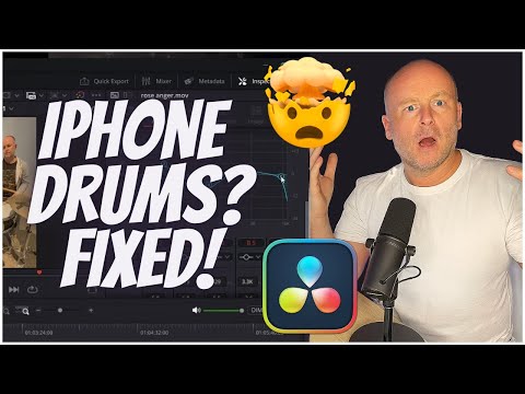 How to Instantly Improve iPhone Drum Audio (DaVinci Resolve EQ Hack!)