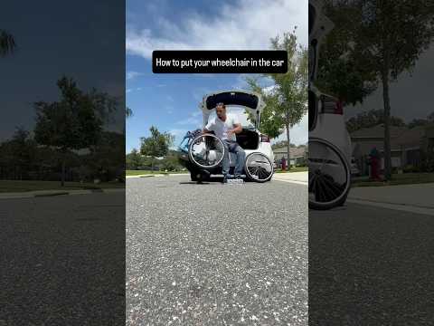 Putting your wheelchair in the car