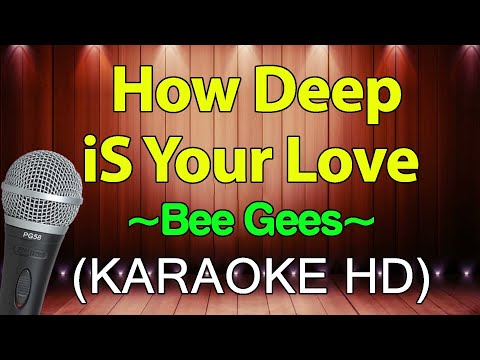 Bee Gees - How Deep is Your Love (Acoustic Guitar Karaoke Version)