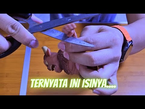 Bongkar Isi Mainan Monster Flex Super Elastis Terus Masukin Air Yang Banyak Kedalamnya