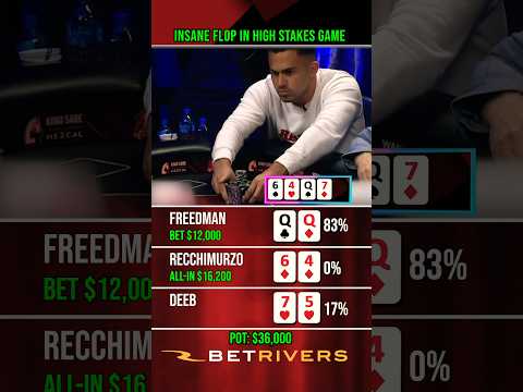 Huge Collision in High Stakes Poker Pot #pokernight #shorts