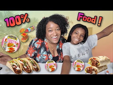 VRAIE NOURRITURE et MINI NOURRITURE ! Vlog 100% Food