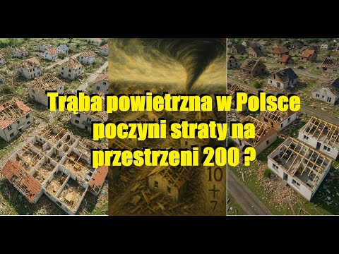 Trąba powietrzna zniszczy w Polsce 200 domów ? ( lub na odcinku 200 metrów? ) - jasnowidz z Gdańska