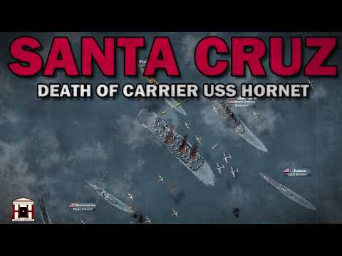 Battle of the Santa Cruz Islands, 1942: Death of USS Hornet - Animated