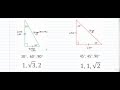 Exploring Special Right Triangles: 30-60-90 and 45-45-90