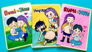 ✨Paper DIY ✨KPOP DEMON HUNTERS Game Book Compilation : Rumi and Jinu , Zoey , Mira