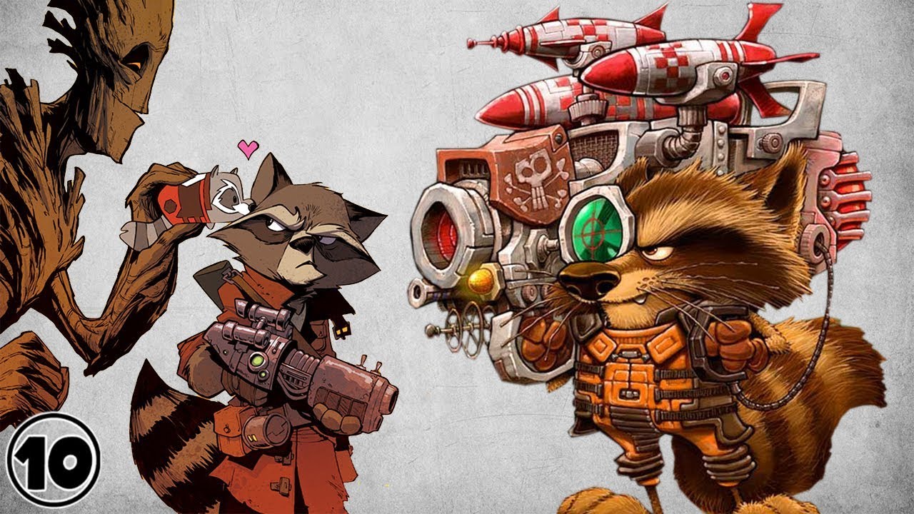 Top 10 Rocket Raccoon Funniest Moments