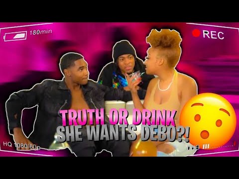 CHRIS & DEBO TRUTH OR DRINK W/ THE JOHNSTON TWINS👀 (it got deep!🤣)