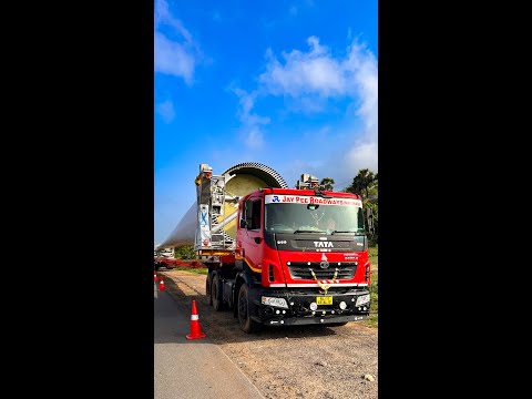 Tata Prima🔥 Heavy Load-Wind Leaf-Banglore to Mexico via Thoothukudi 🔥