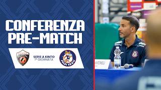 1ª giornata Serie A Kinto 🆚 Active | Conferenza pre-match Mister Antonelli