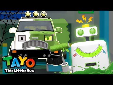 Cat Pelangi Bersama Zombie Badcar! | Belajar Warna Bahasa Indonesia🌈 | Lagu Anak-anak Tayo
