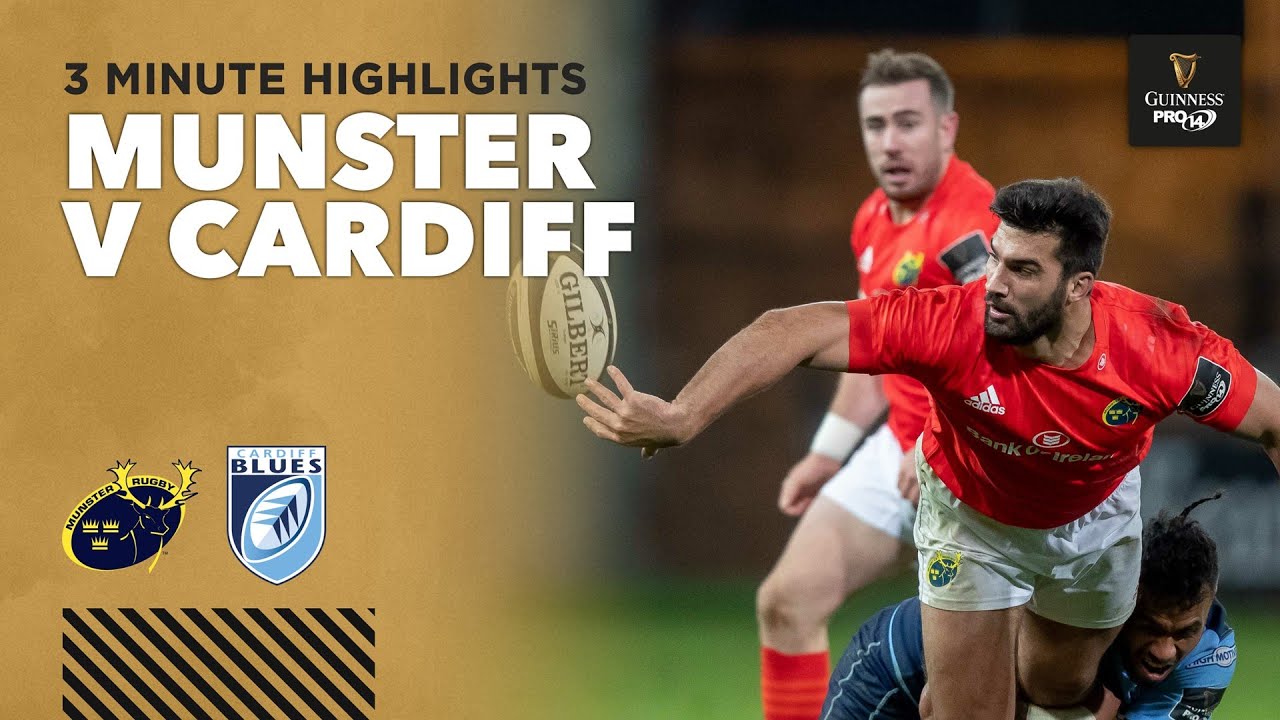 Munster v Cardiff – PRO14 Rugby Highlights