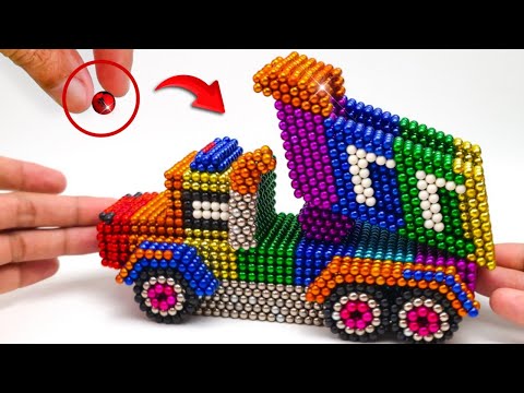 🎥 1000+ Magnetic Balls Create Dump Truck in REVERSE! 🔁🔥| My Magnet #car