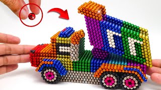 🎥 1000+ Magnetic Balls Create Dump Truck in REVERSE! 🔁🔥| My Magnet #car
