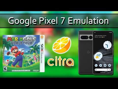 Mario Golf: World Tour on Google Pixel 7 | Citra MMJ Emulator (Android) Nintendo 3DS
