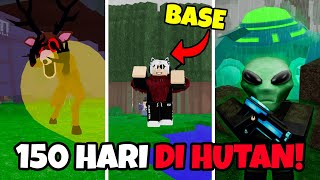 GG! Dari bikin BENTENG POHON, lawan INVASI ALIEN, sampai survive 150 MALAM! | Roblox 99 Nights