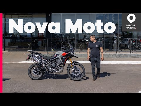 CHEGOU MINHA NOVA MOTO: TIGER 900 RALLY PRO 2025