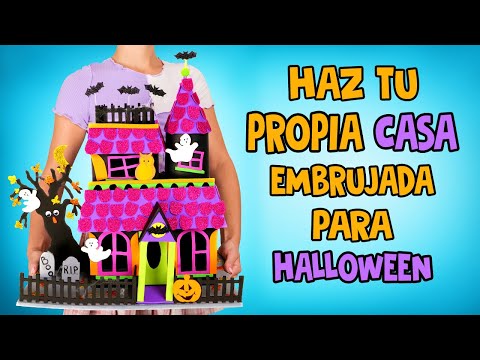 Casa embrujada de bricolaje para Halloween 👻🏚️🎃