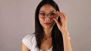 Kate Spade Jordana 35J Transparent Light Pink Eyeglasses