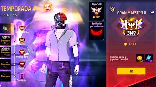 🔴LIVE ON FREE FIRE EN VIVO |  SUBIENDO DE RANGO A GRAN MAESTRO A TOP REGIONAL✔ SALAS PVP RANK