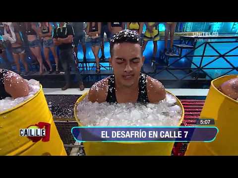 Increíble la resistencia al frío que demostraron los gladiadores en el "Desafrío C7"